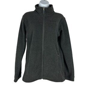 Columbia Boys Steens Mountain II Fleece Jacket Size L Gray